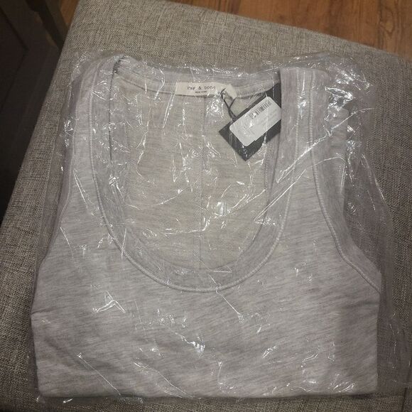 rag & bone marlon scoop neck dress heather grey XS - Picture 4 of 5